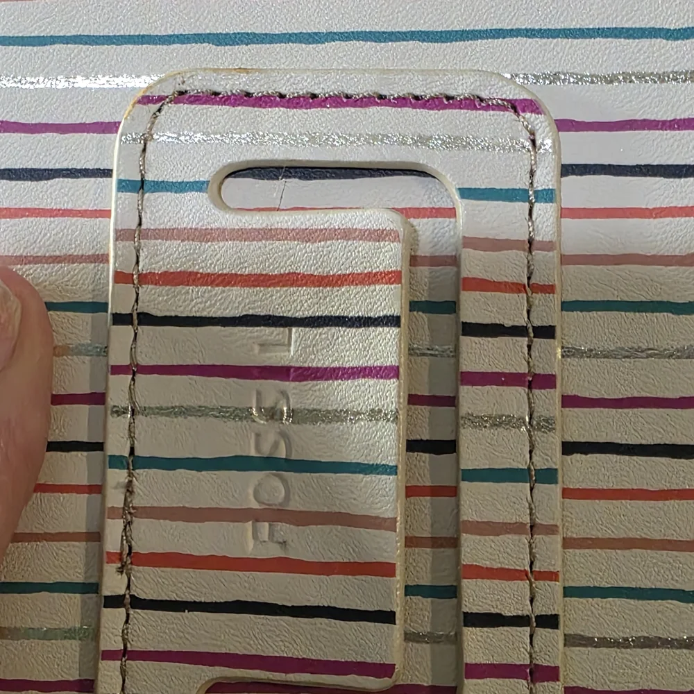 Fossil Striped iPad Mini Case NWT